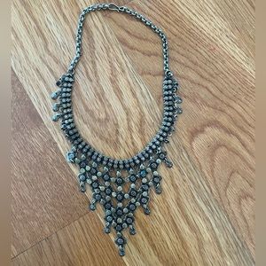 Silver Indian Tribal Necklace